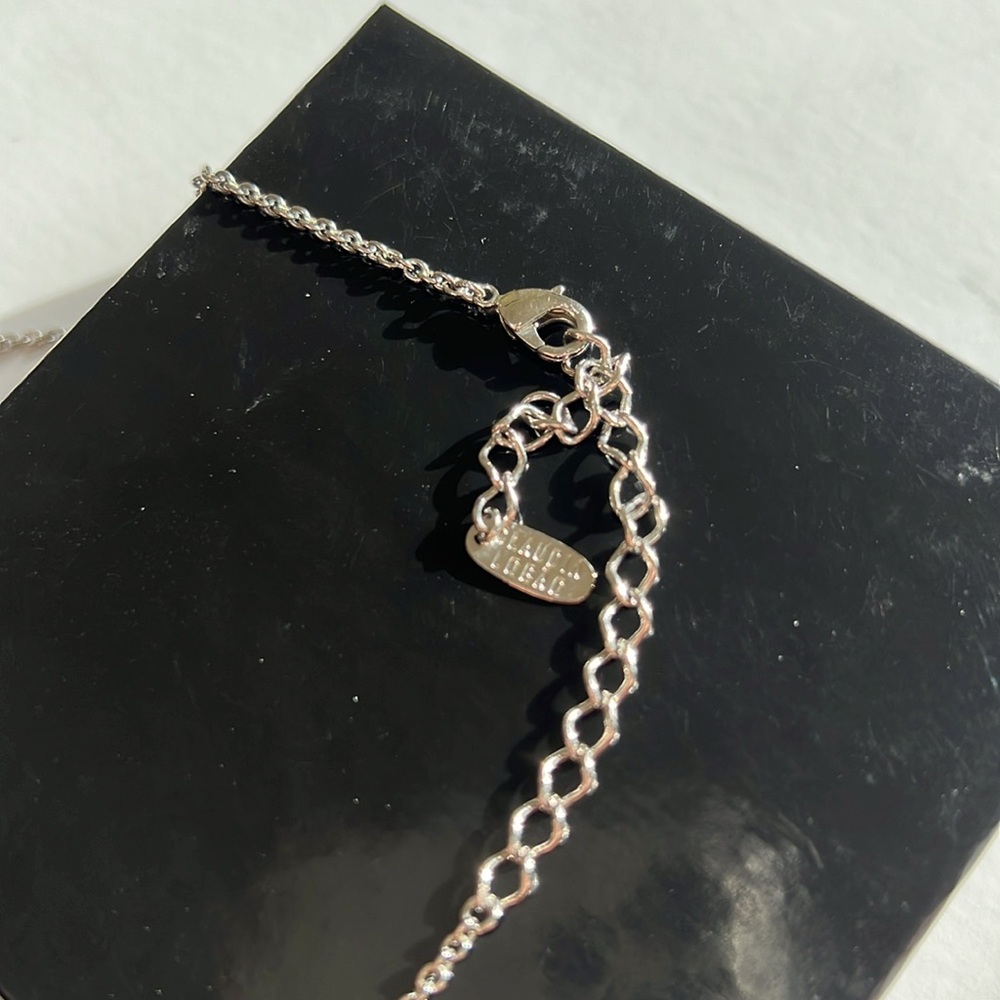 Artsy Silver Necklace by Claudia lobao - Picture 6 of 7